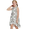 Background Pattern Retro Vintage Kids  Frill Swing Dress View2