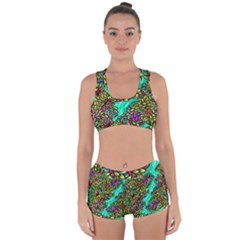 Background Leaves River Nature Racerback Boyleg Bikini Set