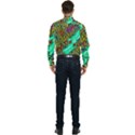 Background Leaves River Nature Men s Long Sleeve  Shirt View2