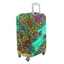 Background Leaves River Nature Luggage Cover (Small) View2