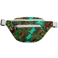 Background Leaves River Nature Fanny Pack