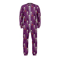 Skull Halloween Pattern Onepiece Jumpsuit (kids)