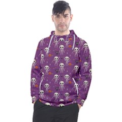 Skull Halloween Pattern Men s Pullover Hoodie by Maspions