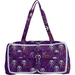 Skull Halloween Pattern Multi Function Bag by Maspions