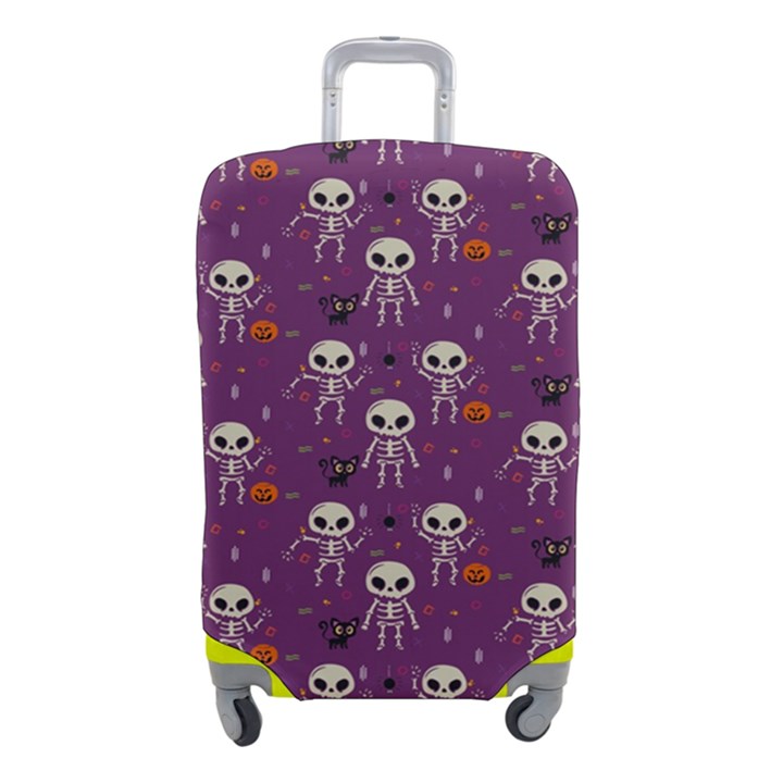 Skull Halloween Pattern Luggage Cover (Small)