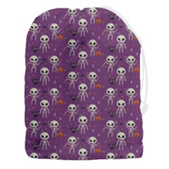 Skull Halloween Pattern Drawstring Pouch (3xl) by Maspions