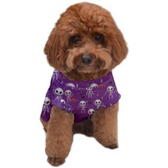 Skull Halloween Pattern Dog T-shirt