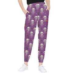 Skull Halloween Pattern Women s Tapered Pants