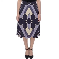 Pattern Design Scrapbooking Classic Midi Skirt