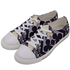 Pattern Design Scrapbooking Women s Low Top Canvas Sneakers