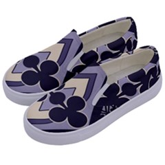 Pattern Design Scrapbooking Kids  Canvas Slip Ons