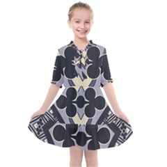 Pattern Design Scrapbooking Kids  All Frills Chiffon Dress