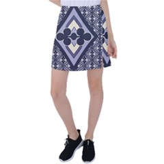 Pattern Design Scrapbooking Tennis Skirt