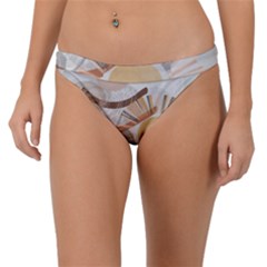 Boho Background Leaves Botanical Band Bikini Bottoms