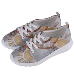 Boho Background Leaves Botanical Women s Lightweight Sports Shoes by Maspions