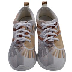 Boho Background Leaves Botanical Mens Athletic Shoes by Maspions