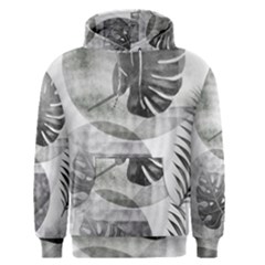 Vintage Retro Boho Background Leaves Botanical Men s Core Hoodie