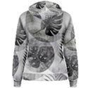 Vintage Retro Boho Background Leaves Botanical Women s Pullover Hoodie View2