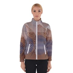 Boho Background Leaves Botanical Retro Vintage Art Women s Bomber Jacket