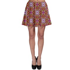 Illustrations Background Pattern Mandala Seamless Skater Skirt