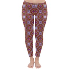 Illustrations Background Pattern Mandala Seamless Classic Winter Leggings