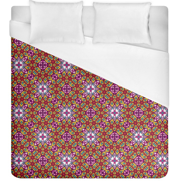 Illustrations Background Pattern Mandala Seamless Duvet Cover (King Size)