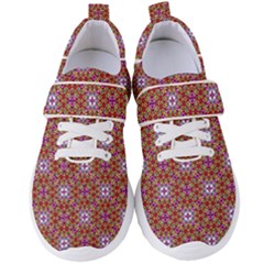 Illustrations Background Pattern Mandala Seamless Women s Velcro Strap Shoes