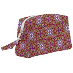 Illustrations Background Pattern Mandala Seamless Wristlet Pouch Bag (large)