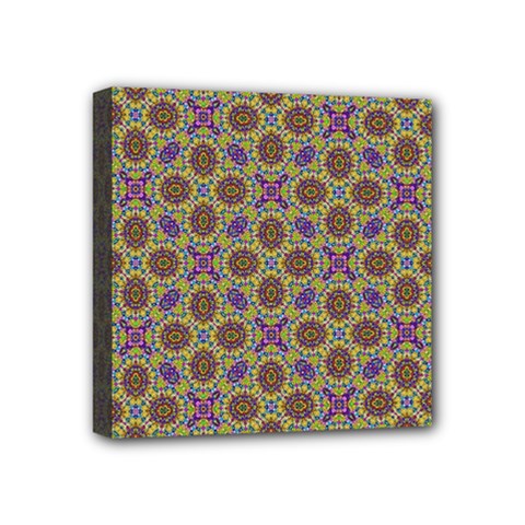 Art Illustrations Background Pattern Mandala Seamless Mini Canvas 4  X 4  (stretched)