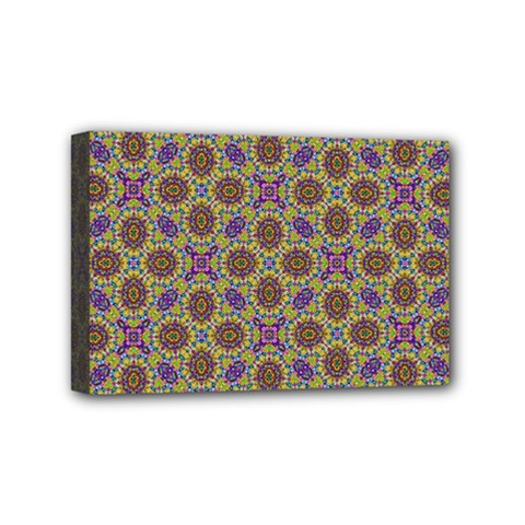 Art Illustrations Background Pattern Mandala Seamless Mini Canvas 6  X 4  (stretched)