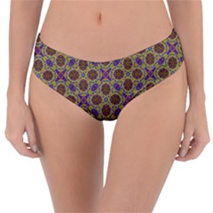 Art Illustrations Background Pattern Mandala Seamless Reversible Classic Bikini Bottoms