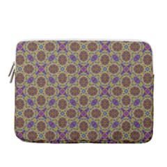 Art Illustrations Background Pattern Mandala Seamless 15  Vertical Laptop Sleeve Case With Pocket