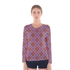 Pattern Mandala Seamless Women s Long Sleeve T-shirt