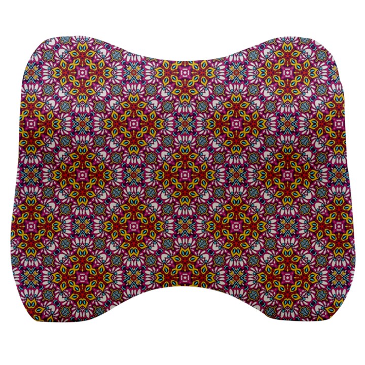 Pattern Mandala Seamless Velour Head Support Cushion