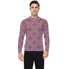 Pattern Mandala Seamless Men s Long Sleeve Rash Guard