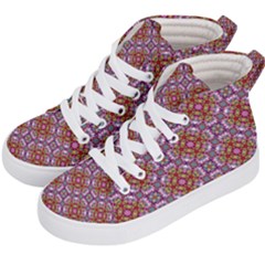 Pattern Mandala Seamless Kids  Hi-top Skate Sneakers