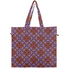 Pattern Mandala Seamless Canvas Travel Bag