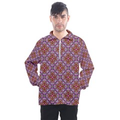 Pattern Mandala Seamless Men s Half Zip Pullover