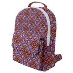 Pattern Mandala Seamless Flap Pocket Backpack (small)