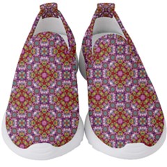 Pattern Mandala Seamless Kids  Slip On Sneakers