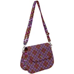 Pattern Mandala Seamless Saddle Handbag