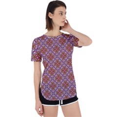 Pattern Mandala Seamless Perpetual Short Sleeve T-shirt