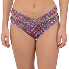 Pattern Mandala Seamless Double Strap Halter Bikini Bottoms