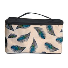 Background Palm Leaves Pattern Cosmetic Storage Case