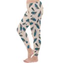 Background Palm Leaves Pattern Classic Winter Leggings View2