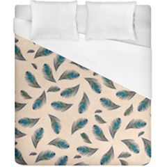 Background Palm Leaves Pattern Duvet Cover (california King Size)