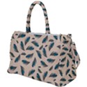 Background Palm Leaves Pattern Duffel Travel Bag View1