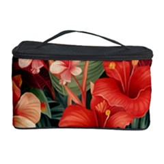 Tropical Flower Bloom Cosmetic Storage Case