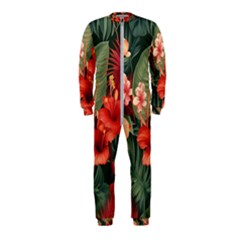 Tropical Flower Bloom Onepiece Jumpsuit (kids)