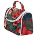 Tropical Flower Bloom Satchel Handbag View1